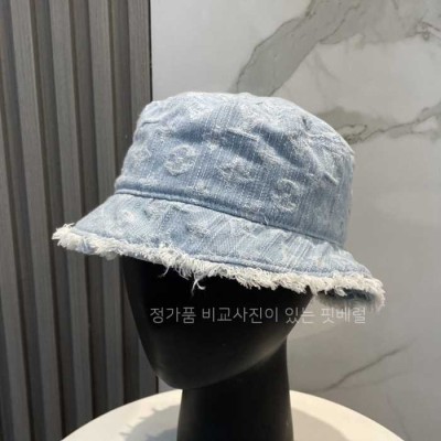 [국내배송] 루*비통 모노그램 자가드 데님 버킷햇