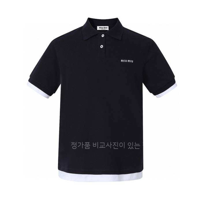 미*미우 페이크 투피스 폴로 반팔티셔츠