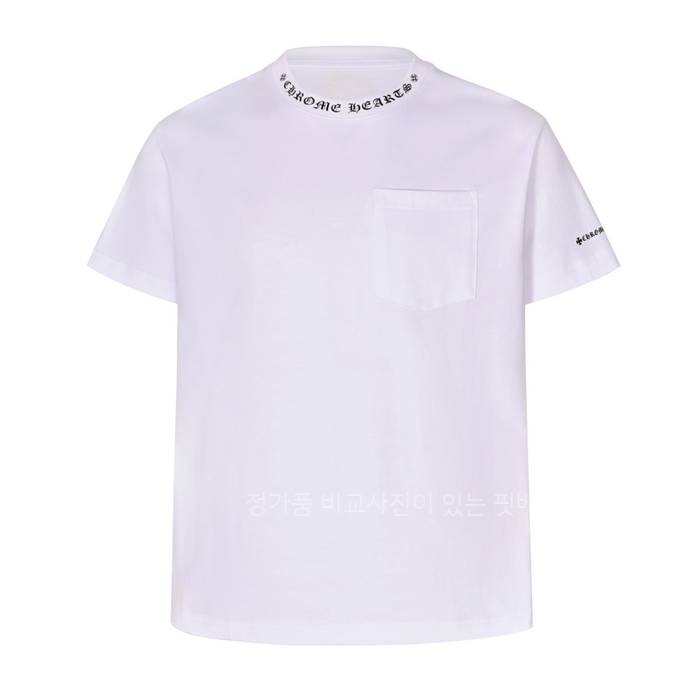 크*하츠 넥 로고 반팔티셔츠