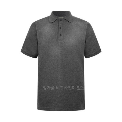 입*로랑 로고 자수 폴로 반팔티셔츠