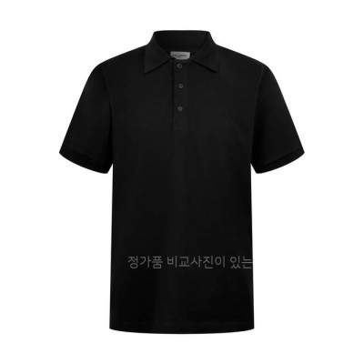 입*로랑 로고 자수 폴로 반팔티셔츠