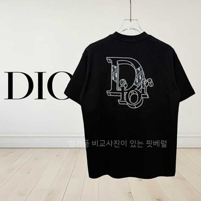 [국내배송] 디* 자수로고 티셔츠