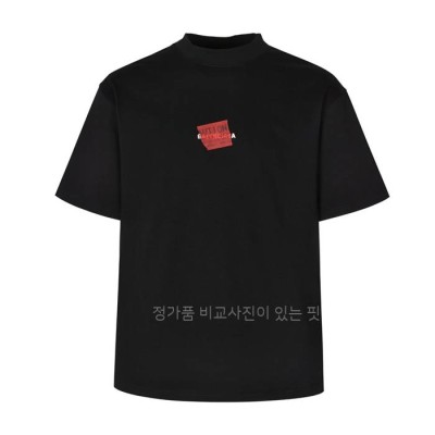 발*시아가 테이프드 백 반팔티셔츠