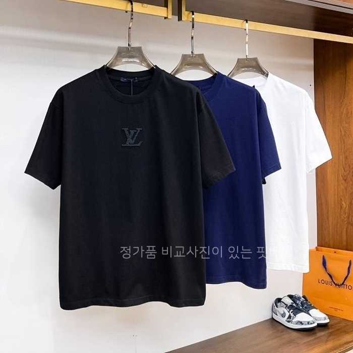 [국내배송] 루*비통 뽀글이 백레터링 반팔 (3color)