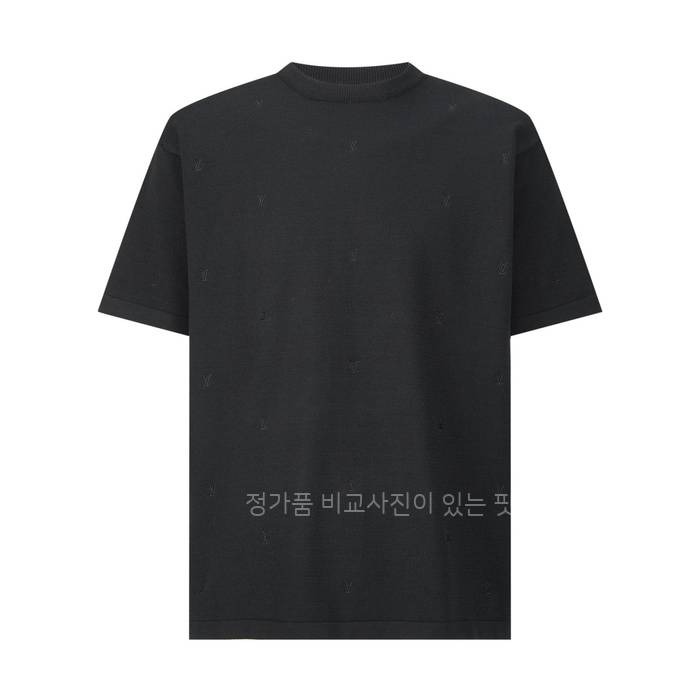 루*비통 엠브로이더드 니트 반팔