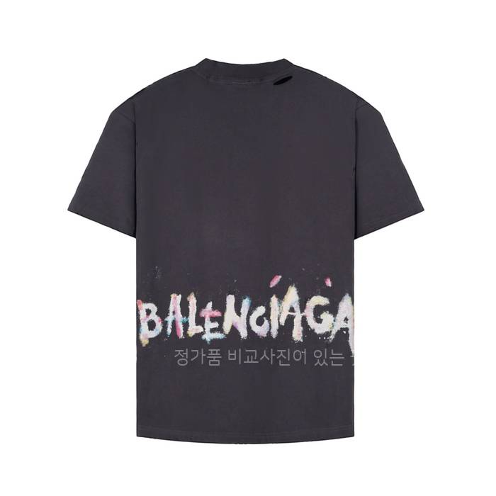발*시아가 네일 폴리쉬 반팔티셔츠