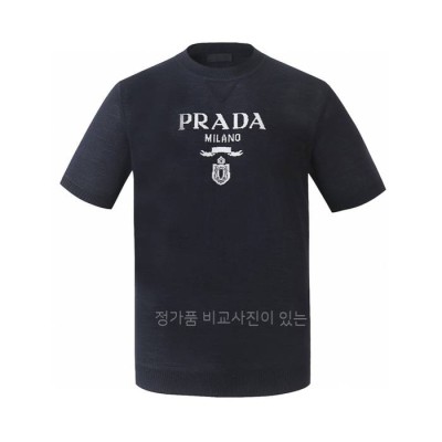 프*다 로고 니트 반팔