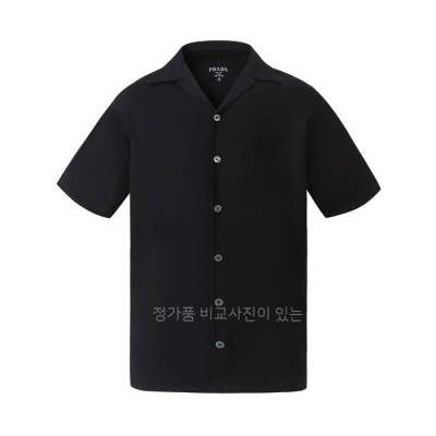 프*다 삼각 로고 피케 반팔 셔츠