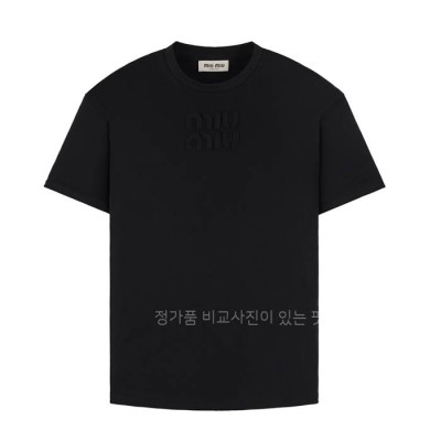 미*미우 로고 반팔티셔츠