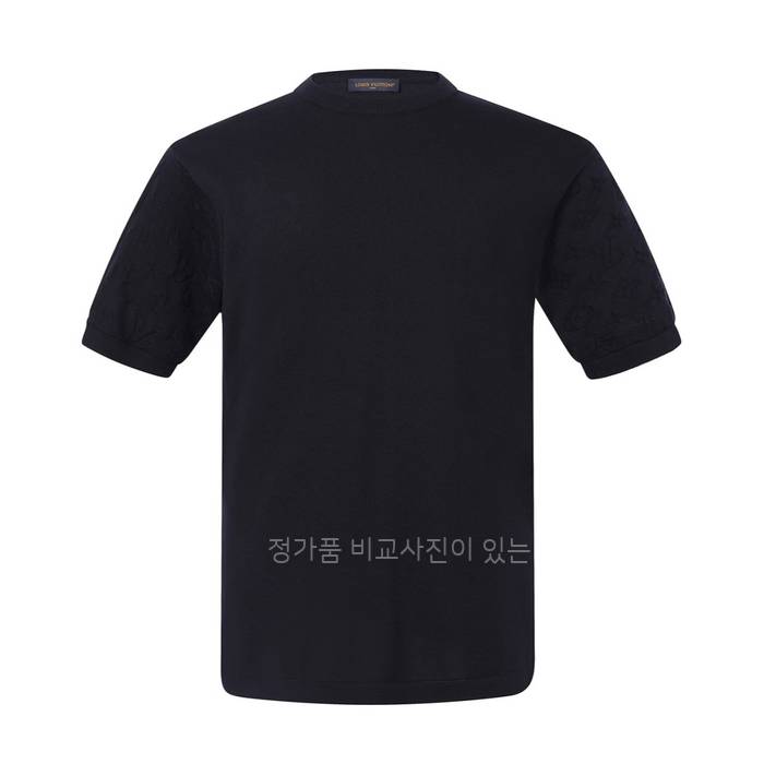 루*비통 모노그램 쇼트 슬리브드 크루넥 니트 반팔