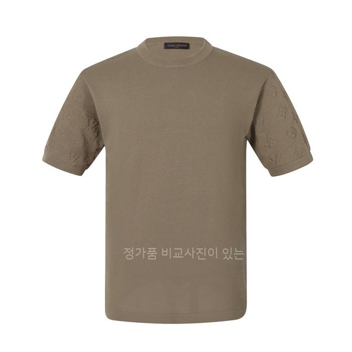 루*비통 모노그램 쇼트 슬리브드 크루넥 니트 반팔