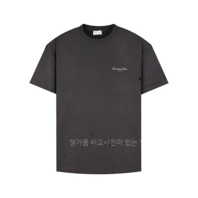 디* 플라워 백프린팅 반팔티셔츠