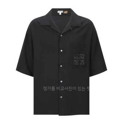 로*베 애너그램 실크 셔츠