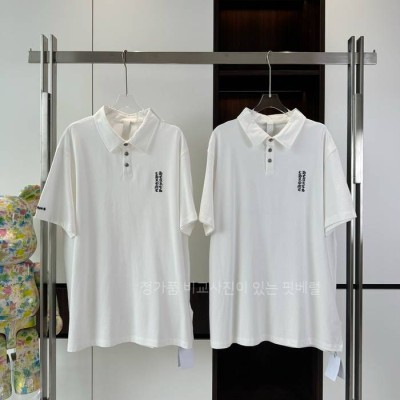 크*하츠 로고 폴로 반팔티셔츠
