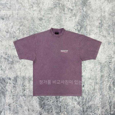 [국내배송] 발*시아가 25 폴리티컬 크랙 반팔티셔츠