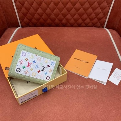 루*비통 M13619 LV x TM 클레아 월릿 반지갑