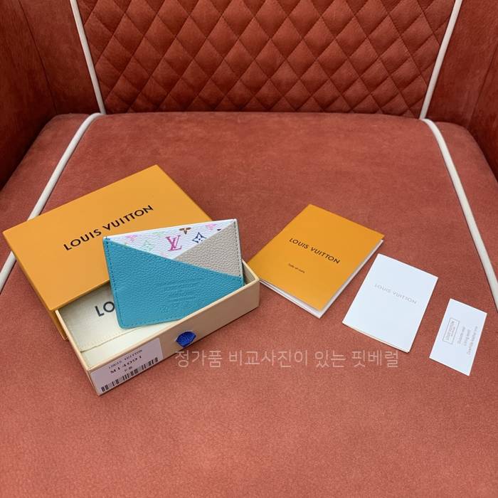 루*비통 M14091 LV x TM 크리스크로스 카드 홀더 지갑