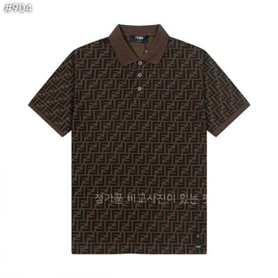 [국내배송] 펜* FF 모티프 카라 티셔츠