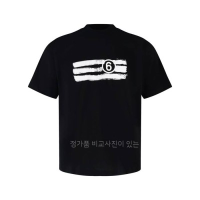 메*마르지엘라 로고 프린팅 반팔티셔츠
