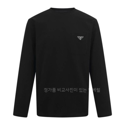 프*다 로고 포켓 긴팔티셔츠