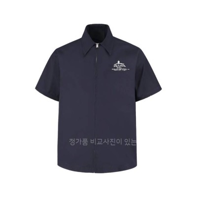 프*다 집업 반팔 셔츠