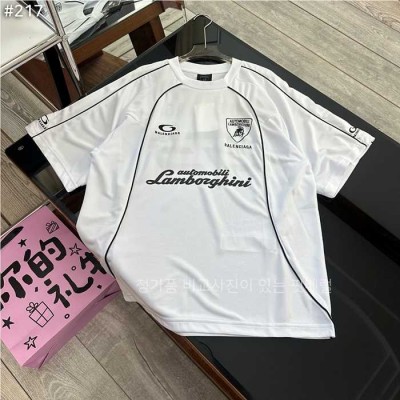 [국내배송] 발*시아가X람보 63 오버핏 반팔 (2color)