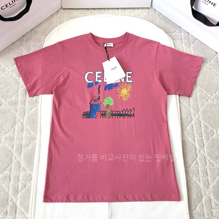 셀*느 파스텔 스케치 반팔티셔츠