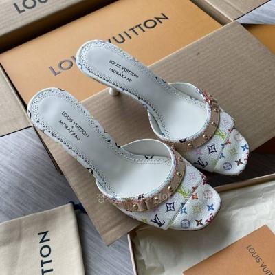 루*비통 LV x TM 네오 멀티컬러 6AM 뮬 6.5cm