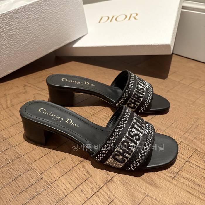 디* Dway 디웨이 뮬 힐 슬리퍼