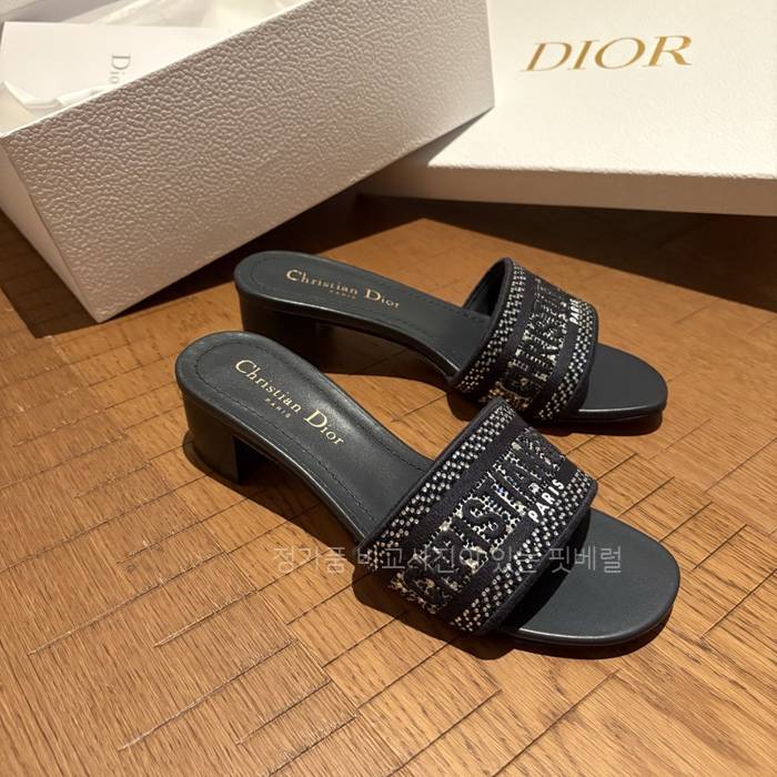 디* Dway 디웨이 뮬 힐 슬리퍼