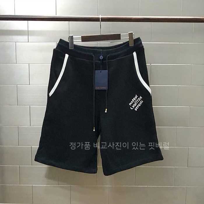 [국내배송] 루*비통 코튼 저지 컬리지 쇼츠