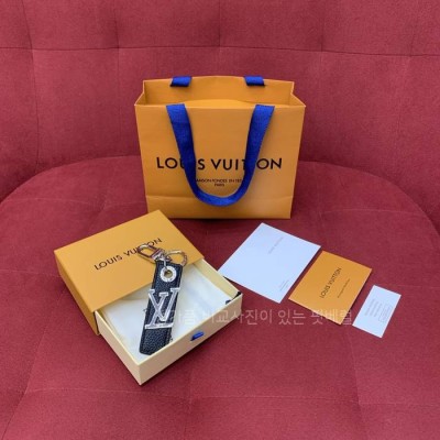 루*비통 M01473 LV 오블리크 탭 백 참 키 홀더