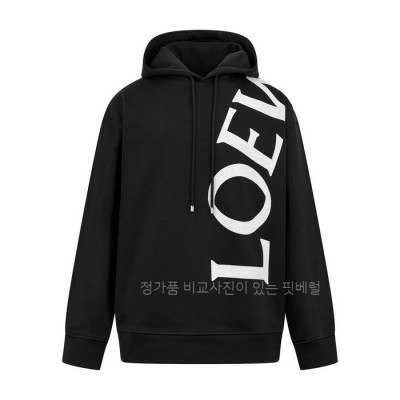 로*베 로고 후드티셔츠