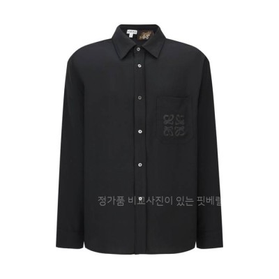 로*베 애너그램 실크 셔츠