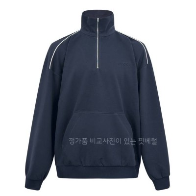 구* 로고 반집업 스웨트셔츠 맨투맨