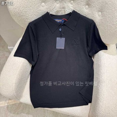 [국내배송] 루*비통 LV 로고 카라티셔츠