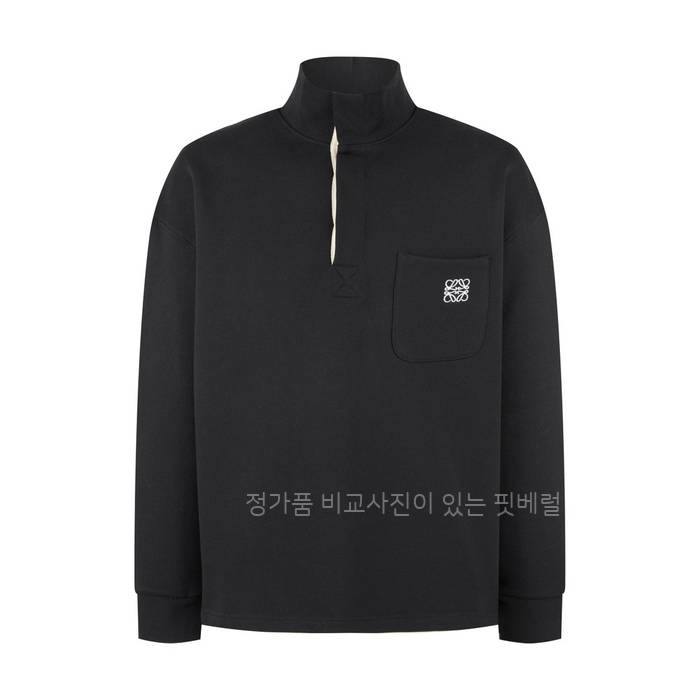 로*베 애너그램 하이넥 폴로 스웨트셔츠 맨투맨