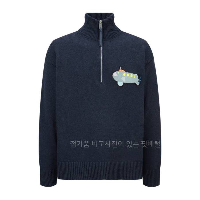 로*베 하프집업 니트