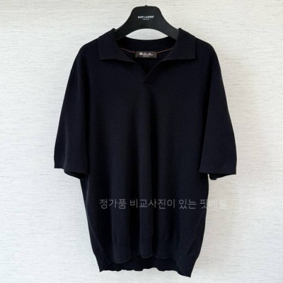 로*피아나 울 니트 폴로 반팔