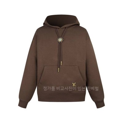 루*비통 엠벨리시드 코튼 후드티셔츠