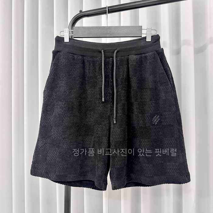 [국내배송] 루*비통 다미에 프렌치 테리 코튼 쇼츠