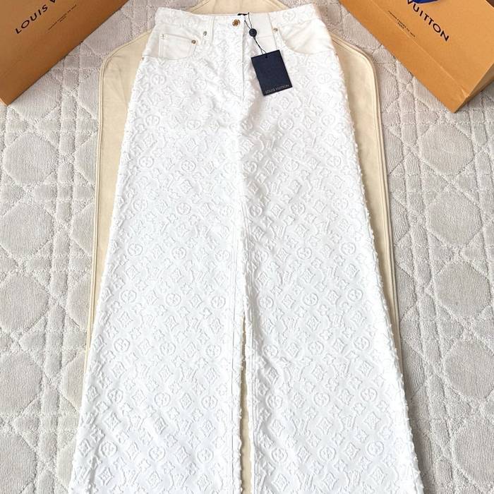 루*비통 모노그램 데님 팬츠 여성용