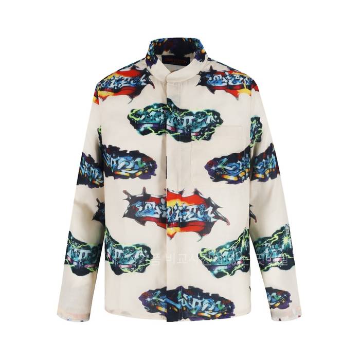 루*비통 그래비티 스탠드 컬러 셔츠