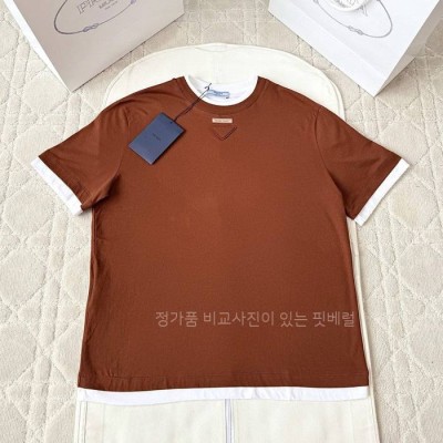 프*다 페이크 투피스 반팔티셔츠