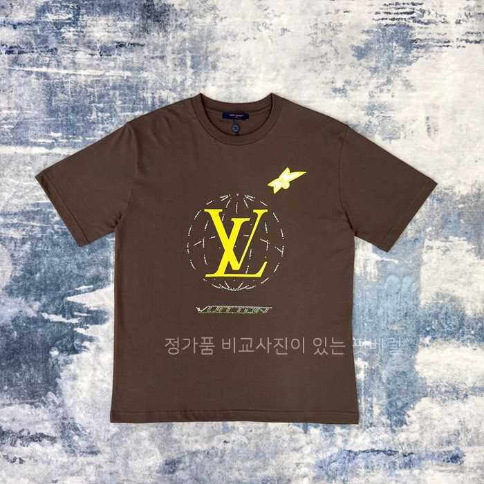 [국내배송] 루*비통 25 워시드 엠벨리시드 반팔티셔츠
