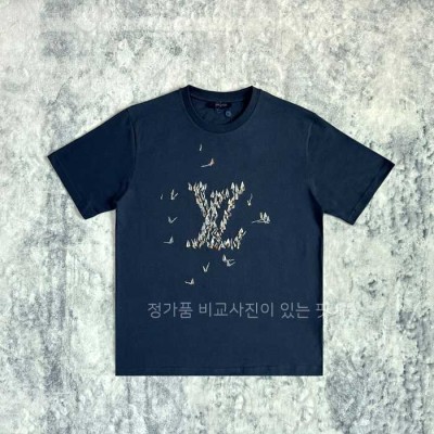 [국내배송] 루*비통 25 레가타 돛단배 자수 반팔티셔츠