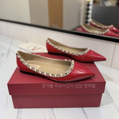 발*티노 락스터드 발레리나 플랫 슈즈