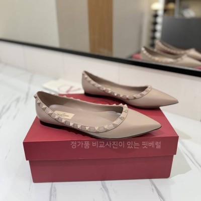 발*티노 락스터드 발레리나 플랫 슈즈