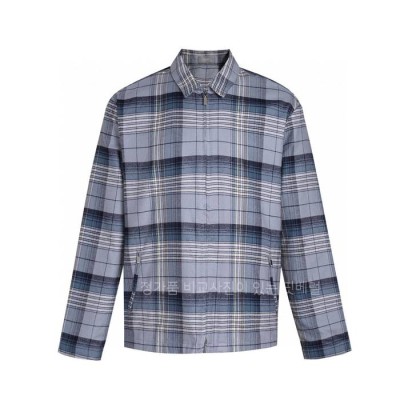 디* 체크 지퍼 셔츠