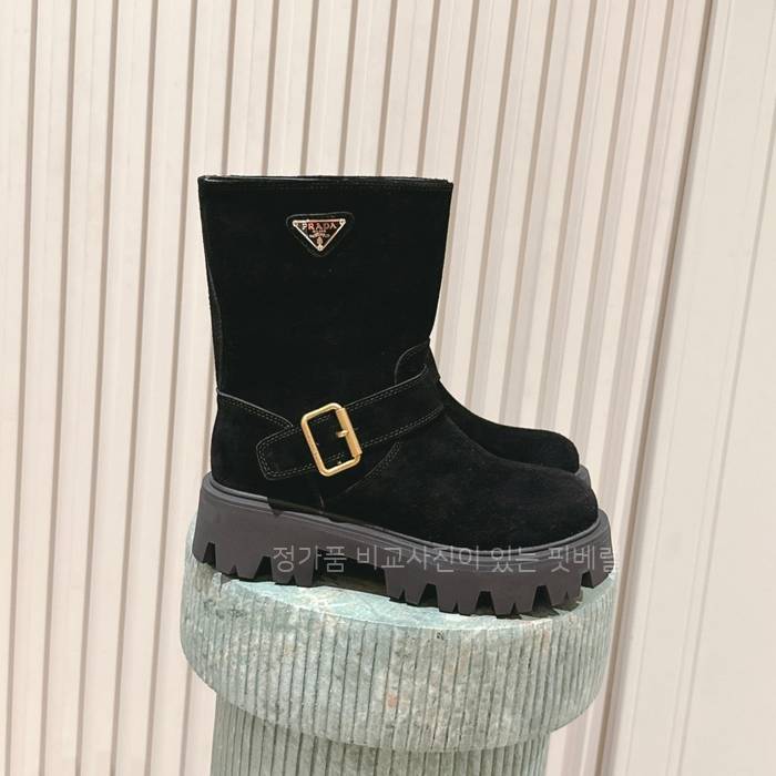 프*다 레더 숏 부츠